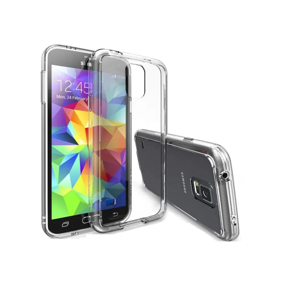 Husa Premium telefon Samsung Galaxy S5 transparenta