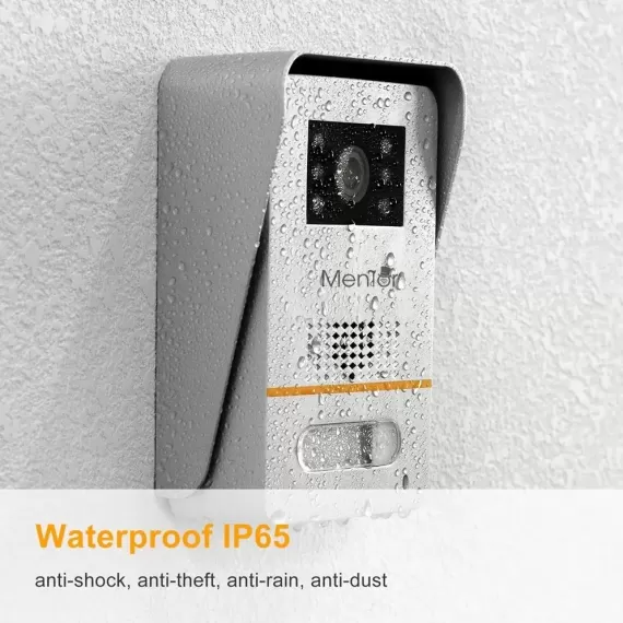 Post exterior Interfon Video wireless WiFi IP65 2MP Full-HD IR 4 fire Mentor SY033-4