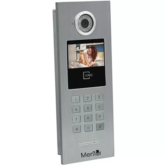 Unitate exterioara VideoInterfon Smart Mentor SY057 WiFi Display POE Card acces 50 apartamente IP 1MP HD IP65 IR difuzor microfon-1