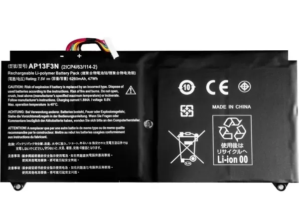 Baterie Acer AP13F3N Li-Polymer 4 celule 7.5V 6280mAh