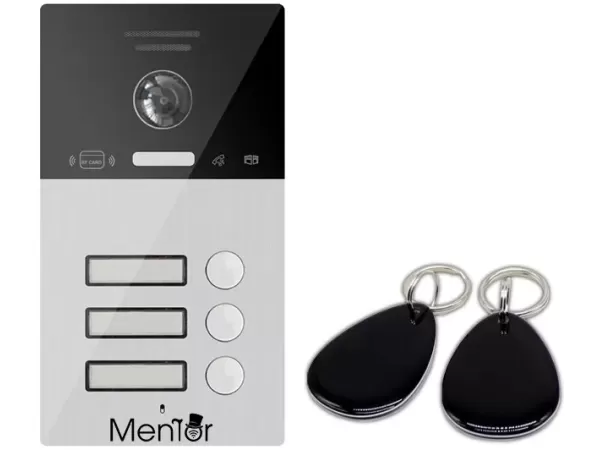 Unitate exterioara VideoInterfon Smart Mentor SY055 WiFi POE Card acces 3 familii 1.3MP HD IP65 IR difuzor microfon