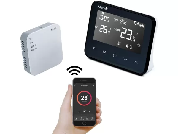 Termostat Smart wireless Mentor TSW002 WiFi LCD Premium